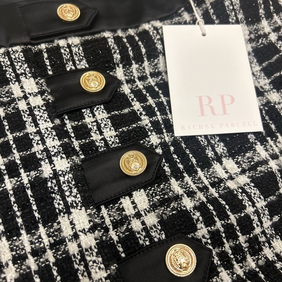 NWT Rachel Parcell tweed mini skirt - Picture 3 of 4